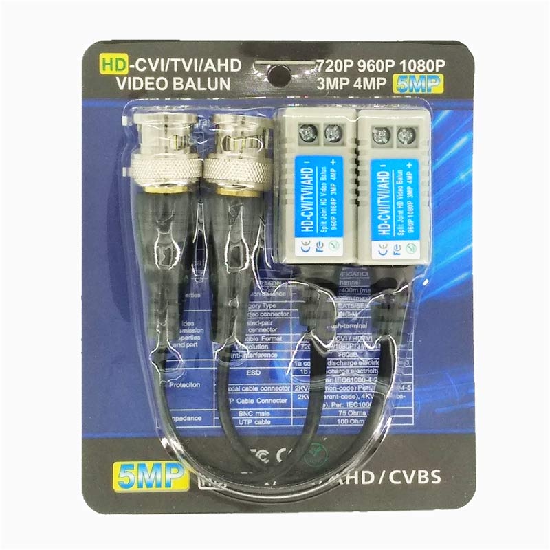 1CH CCTV Passive 8MP HD-Ahd/Cvi/Tvi Video Balun (VB202PH), China 1CH ...